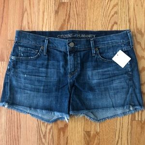 NWT CUT OFF CITIZEN JEAN SHORTS